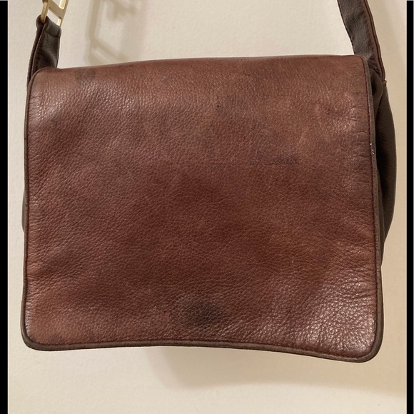 None indicated Handbags - Very Soft Distressed Leather Shoulder Bag